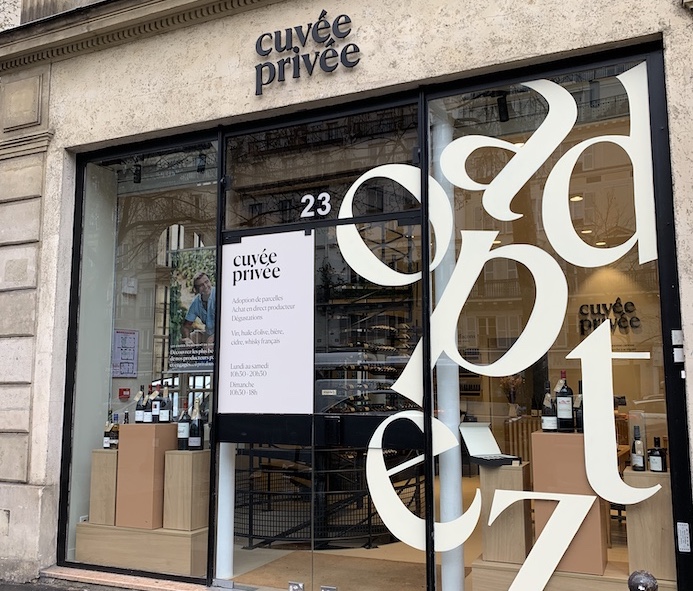 Boutique Cuvée Privée à Paris